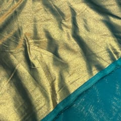 Rama Green Color FDY Jersey Lycra Foil Fabric