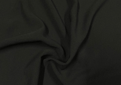 Georgette Plain Black