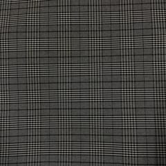 Dark Grey Colour Woolen Printed Fabric