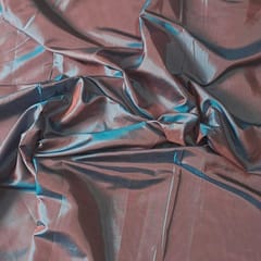 Light Blue Colour Two Tone Poly Silk Fabric