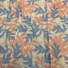 Multi Colour Organza Printed Fabric