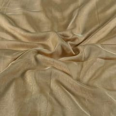 Light Gold Colour Flat Chiffon Fabric (N57)