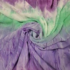 Multi Colour Georgette Crepe Printed Fabric