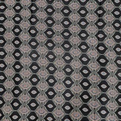 Black Colour Cotton Cambric Printed Fabric
