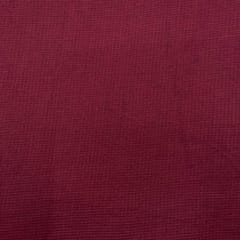Maroon Colour Checks Cotton Linen Fabric