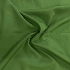 Clover Green Colour Dyed Poly Crepe Fabric (N17)