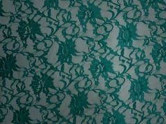 Sea Green Floral Shantley Net Fabric
