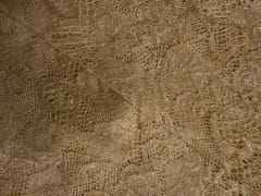 Light Gold Floral Shantley Net Fabric