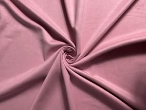 Baby Pink Plain Suede Fabric