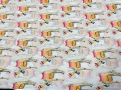 Georgette White Camel