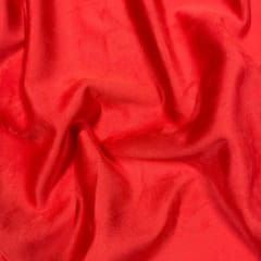 Red Colour Suede Fabric