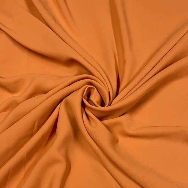 Dusty Peach Colour Cross Georgette Fabric (N81)