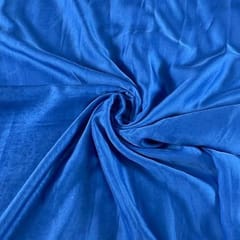 Blue Colour Flat Chiffon Fabric (N350)