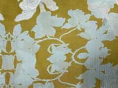 Mehndi Green Floral Medium Silk Fabric