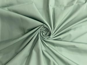 Pista Green Plain Dyed Poplin Fabric