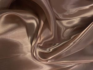 Brown Plain Fish Net Fabric