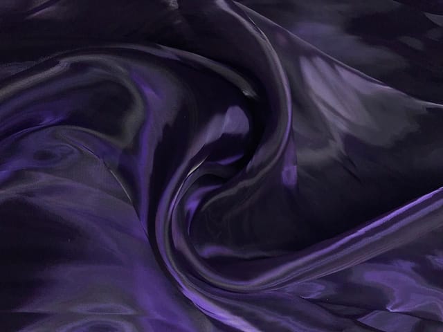 Royal Purple Plain Fish Net Fabric