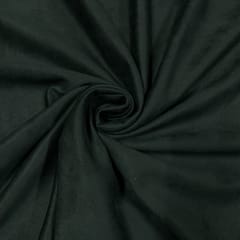 Bottle Green Colour Suede Fabric (N172)