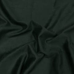 Bottle Green Colour Suede Fabric (N172)