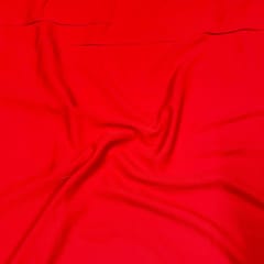 Blood Red Colour Heavy Georgette Fabric (N25)