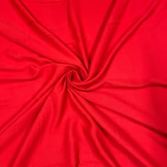 Blood Red Colour Heavy Georgette Fabric (N25)