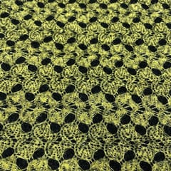 Yellow Colour Woolen Knit Fabric