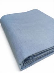 Blue Solid Plain Oxford Weave Yarn Dyed Cotton Fabric