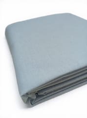 Light Blue Solid Plain Weave Yarn Dyed Cotton Fabric
