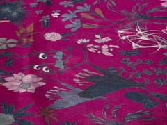 Chiffon Dark Purple Floral