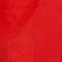 Red Colour Suede Fabric
