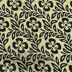 Multi Colour Pure Chanderi Silk Printed Fabric