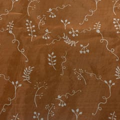 Multi Colour Organza Printed Fabric