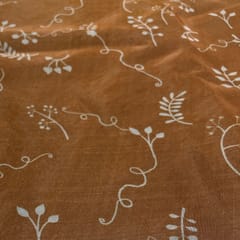 Multi Colour Organza Printed Fabric