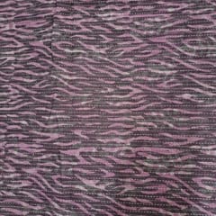 Lilac Colour Cambric Cotton Kantha Printed Fabric