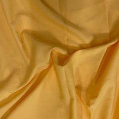 Honey Yellow Colour Dyed Poly Crepe Fabric