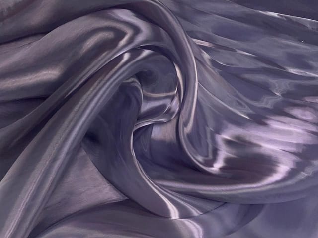 Light Purple Plain Fish Net Fabric
