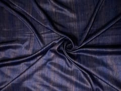 Blue French Foil Fabric