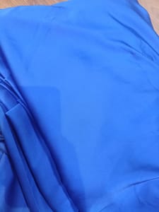 Royal blue Plain Armani Satin Lycra Fabric