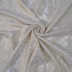 Dyeable Pure Tissue With Banarasi Work Fabric