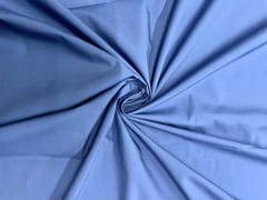 Teal Blue Plain Dyed Poplin Fabric