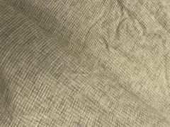 Khakhi Color Checks Cotton Linen Fabric